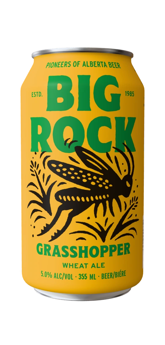 Big Rock Grasshopper Wheat Ale can