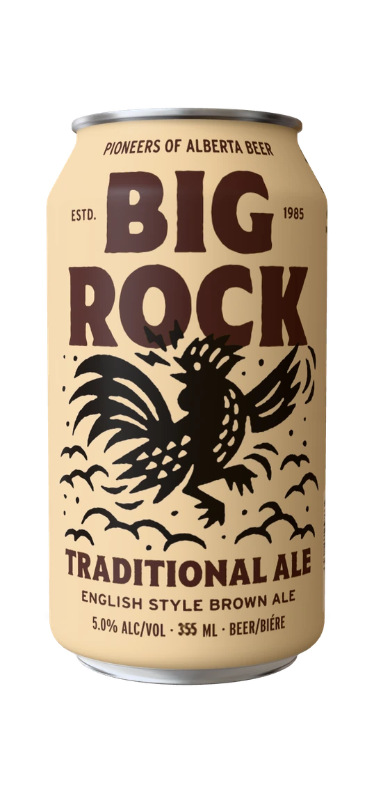 Big Rock Traditional Ale English Brown Ale can