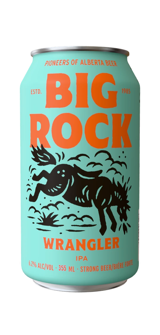 Big Rock Wrangler IPA can