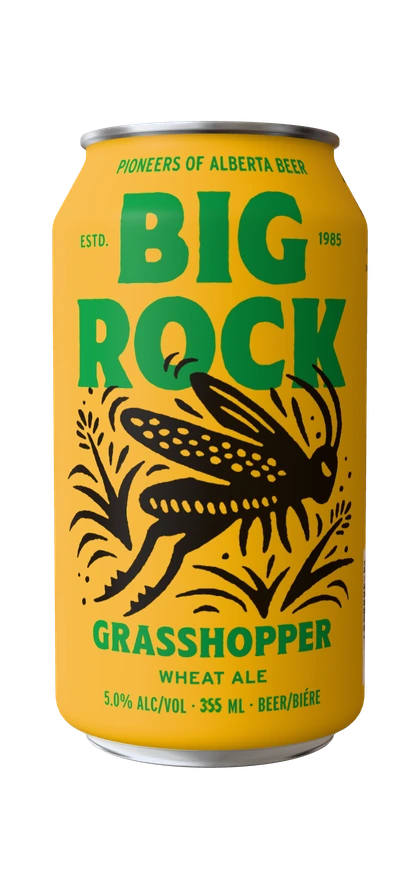 Big Rock Grasshopper Wheat Ale can