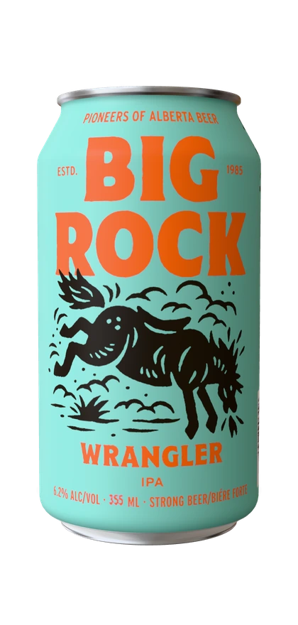 Big Rock Wrangler IPA can